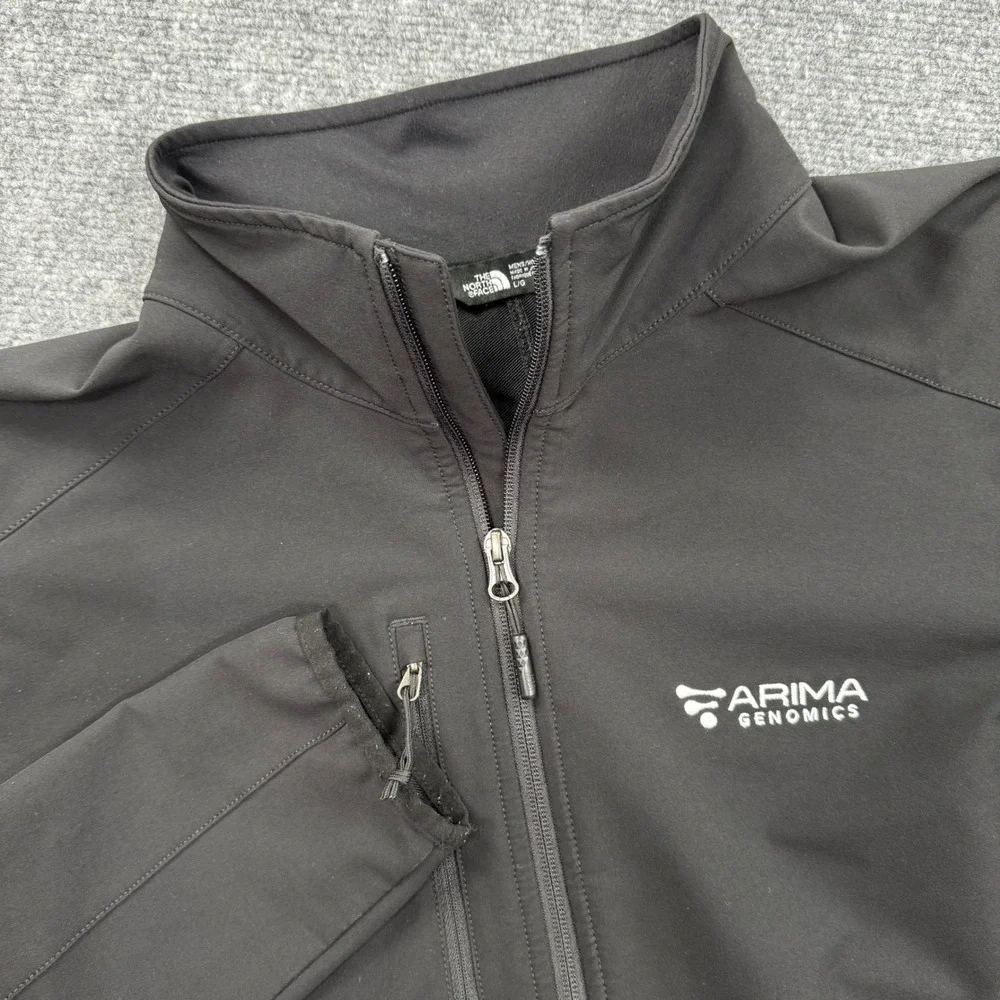 The North Face Windwall Softshell Jacket Large Arima Genomics Logo‎ Black Men's